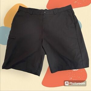 Perry Ellis Black Men’s Golf Shorts w/5 Deep Pockets